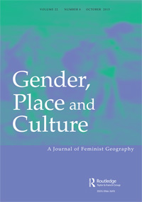 Cover image for Gender, Place & Culture, Volume 22, Issue 8, 2015