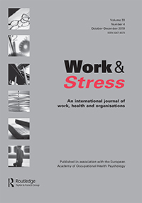 Cover image for Work & Stress, Volume 33, Issue 4, 2019