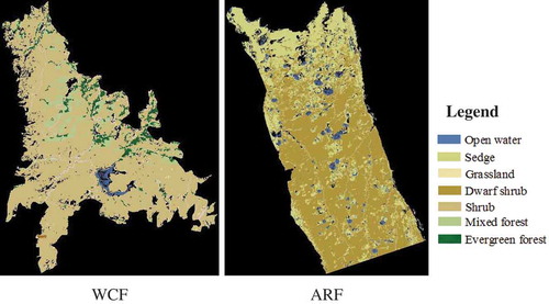 Figure 6. Land cover retrieved from NLCD.