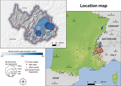 Figure 1. Maps of the study area.