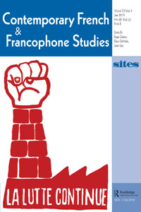 Cover image for Contemporary French and Francophone Studies, Volume 23, Issue 3, 2019