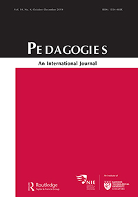 Cover image for Pedagogies: An International Journal, Volume 14, Issue 4, 2019