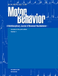 Cover image for Journal of Motor Behavior, Volume 56, Issue 1, 2024