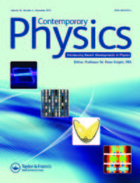 Cover image for Contemporary Physics, Volume 56, Issue 4, 2015