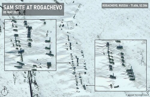Figure 17: S-400 Battalion at RogachevoSource: Maxar Technologies and authors' Note: In the interests of brevity, all imagery used to identify SAM and radar locations are not displayed; samples are used throughout Chapter IV.