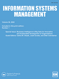 Cover image for Information Systems Management, Volume 39, Issue 1, 2022