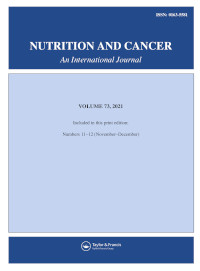 Cover image for Nutrition and Cancer, Volume 73, Issue 11-12, 2021