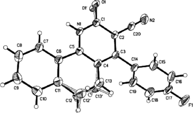 Figure 1 Structure of compound 4h.