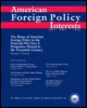 Cover image for American Foreign Policy Interests, Volume 14, Issue 6, 1991