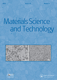 Cover image for Materials Science and Technology, Volume 37, Issue 1, 2021