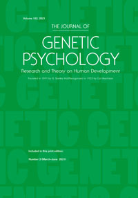 Cover image for The Journal of Genetic Psychology, Volume 182, Issue 3, 2021