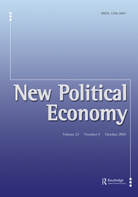 Cover image for New Political Economy, Volume 23, Issue 5, 2018