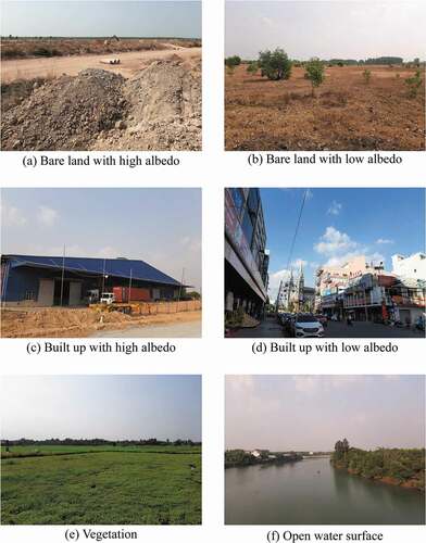 Figure 2. Land cover classes in the study area.