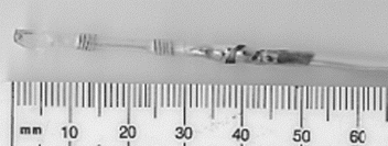Figure 1. Picture of opposed solenoid imaging coil used for imaging experiments.