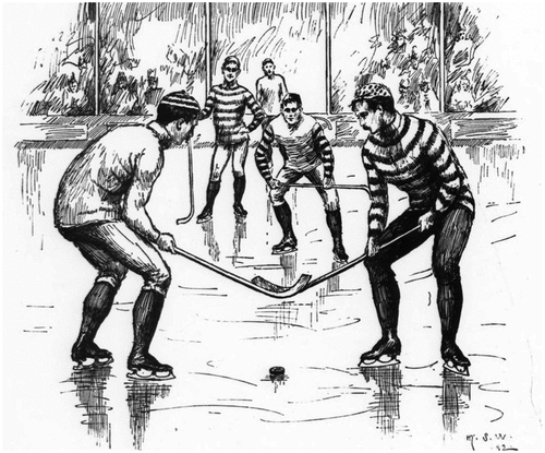 Figure 3. Winter sports at Christmastime. (Bogert Citation1893).