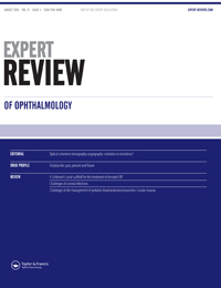 Cover image for Expert Review of Ophthalmology, Volume 11, Issue 4, 2016