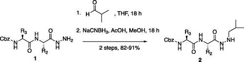 Figure 3. Substituted hydrazide precursor synthesis.