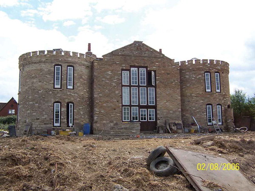 Figure 2. Robert Fidler’s house after the removal of straw bales. Source: Reigate & Banstead Borough Council.