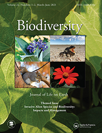 Cover image for Biodiversity, Volume 22, Issue 1-2, 2021