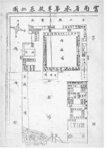 Figure 11. Plan of the Yunnan Army Military College.