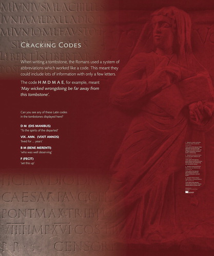 Figure 4. The Cracking Codes information panel in the ‘Reading and Writing’ gallery at the Ashmolean. Copyright Ashmolean Museum.