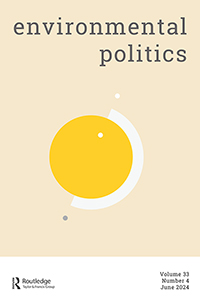 Cover image for Environmental Politics, Volume 33, Issue 4, 2024