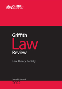 Cover image for Griffith Law Review, Volume 31, Issue 2, 2022