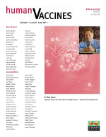 Cover image for Human Vaccines & Immunotherapeutics, Volume 7, Issue 6, 2011