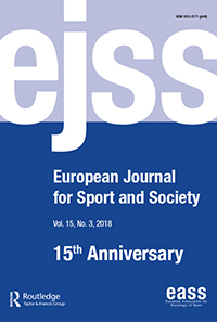 Cover image for European Journal for Sport and Society, Volume 15, Issue 3, 2018