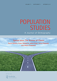 Cover image for Population Studies, Volume 71, Issue sup1, 2017