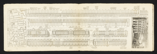 Figure 4. The Quadrant, Regent Street, Shown as Straight in the Elevation, While the Map Reflects its Curve. John Tallis, London Street Views no. 12 (1838–1840). Courtesy, The Lilly Library, Indiana University, Bloomington, Indiana.