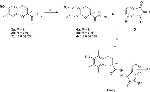 Figure 2 Synthesis pathway for compounds 6a–q.