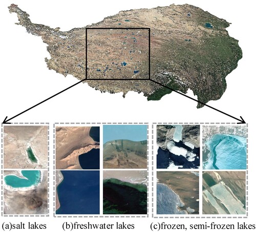 Figure 7. The Tibetan Plateau lake semantic dataset.