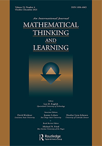 Cover image for Mathematical Thinking and Learning, Volume 23, Issue 4, 2021