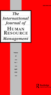 Cover image for The International Journal of Human Resource Management, Volume 29, Issue 7, 2018