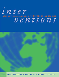Cover image for Interventions, Volume 21, Issue 3, 2019