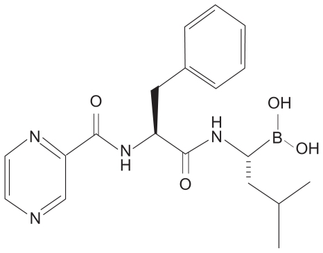 Figure 2 Chemical structure of bortezomib.