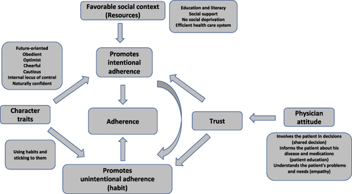Figure 4 Integrated mechanistic model of adherence: how is patient adherence possible?.