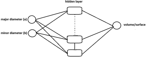 Figure 2. A schematic design of an artificial neural network.