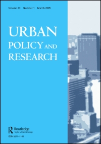 Cover image for Urban Policy and Research, Volume 29, Issue 3, 2011