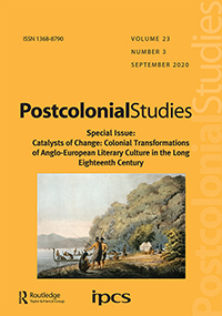Cover image for Postcolonial Studies, Volume 23, Issue 3, 2020