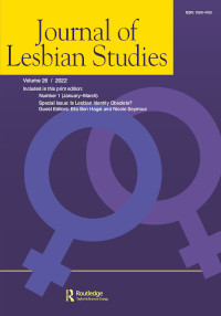 Cover image for Journal of Lesbian Studies, Volume 26, Issue 1, 2022
