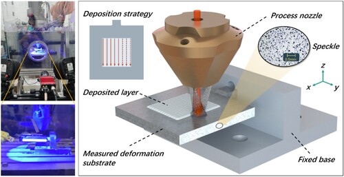 Figure 3. In situ measurement experiments of substrate deformation.