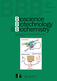 Cover image for Bioscience, Biotechnology, and Biochemistry, Volume 84, Issue 9, 2020