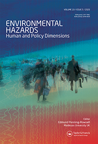 Cover image for Environmental Hazards, Volume 19, Issue 5, 2020