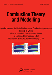 Cover image for Combustion Theory and Modelling, Volume 21, Issue 1, 2017