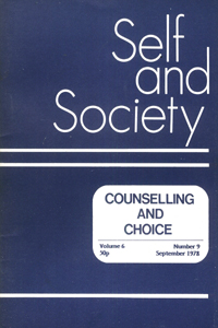 Cover image for Self & Society, Volume 6, Issue 9, 1978