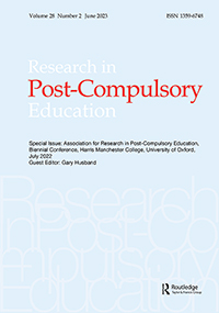 Cover image for Research in Post-Compulsory Education, Volume 28, Issue 2, 2023