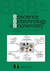 Cover image for Bioscience, Biotechnology, and Biochemistry, Volume 83, Issue 6, 2019