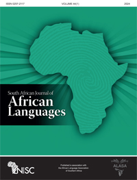 Cover image for South African Journal of African Languages